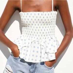 Zara Polka Dot Blouse